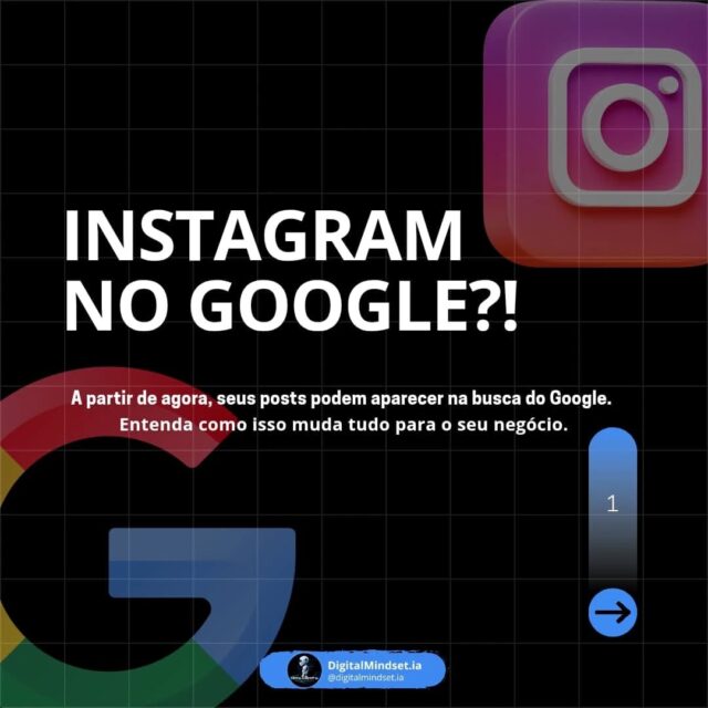 Instagram agora aparece no Google!

Isso significa que seu conteúdo agora pode ser encontrado por muito mais gente, mesmo fora da rede social.
A partir de agora, cada post seu pode virar uma mini página de vendas indexada nos mecanismos de busca.Mas pra isso acontecer, é preciso saber usar as palavras corretas. 

💡Quem otimiza hoje, aparece amanhã. 
.
.
.
.
.
.
#instagram #instagramarketing #seo #inteligênciaartificial #estratégiadigital #conteudointeligente #negociosonline